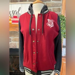 Harry Potter Hogwarts Hooded Button Up Jacket